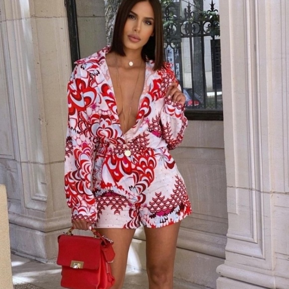 ZARA BNWT Flowy Print Shirt + Scarf - Picture 2 of 9